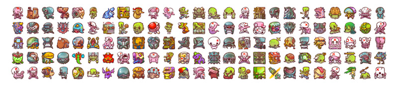 icons emojis monsters by enfu ken taya