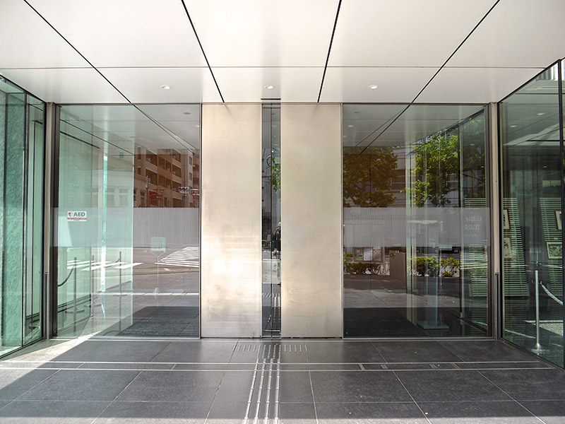 doorway of the shueisha building