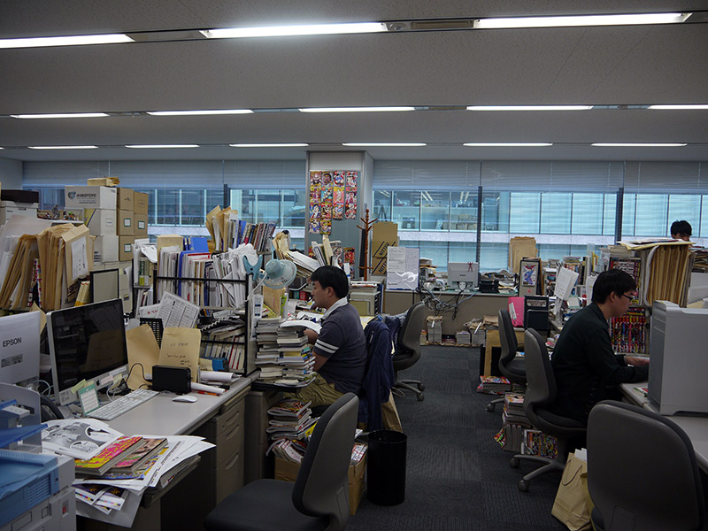 inside the shueisha offices