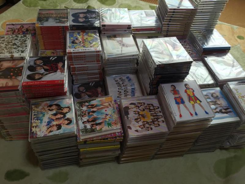 large collection of japanese idol cds