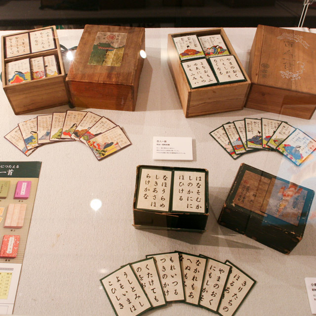 meiji era nintendo cards in wooden box