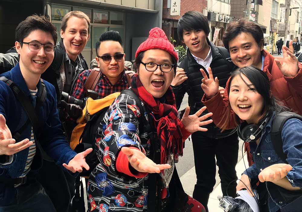 Group photo with Homeless Kotani