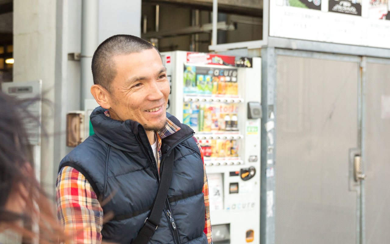 japanese middle-aged man rental in tokyo