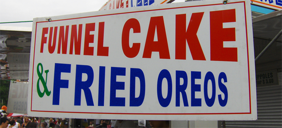 funnel cake and fried oreos photo