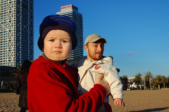 adult and baby faces swapped