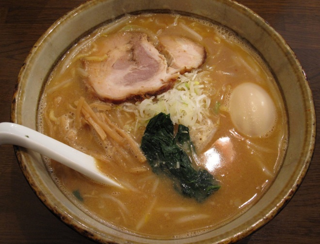 A bowl of Miso ramen