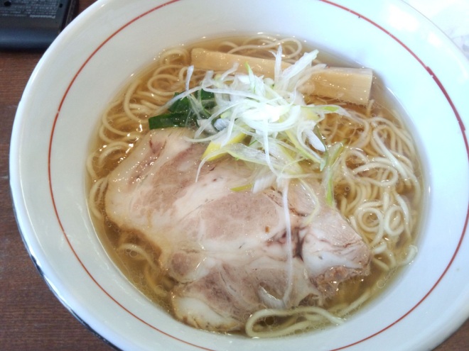 A bowl of Shio ramen