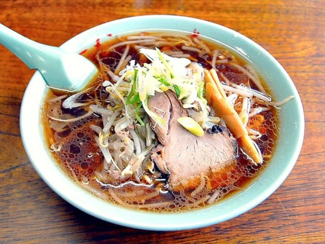 A bowl of shoyu ramen