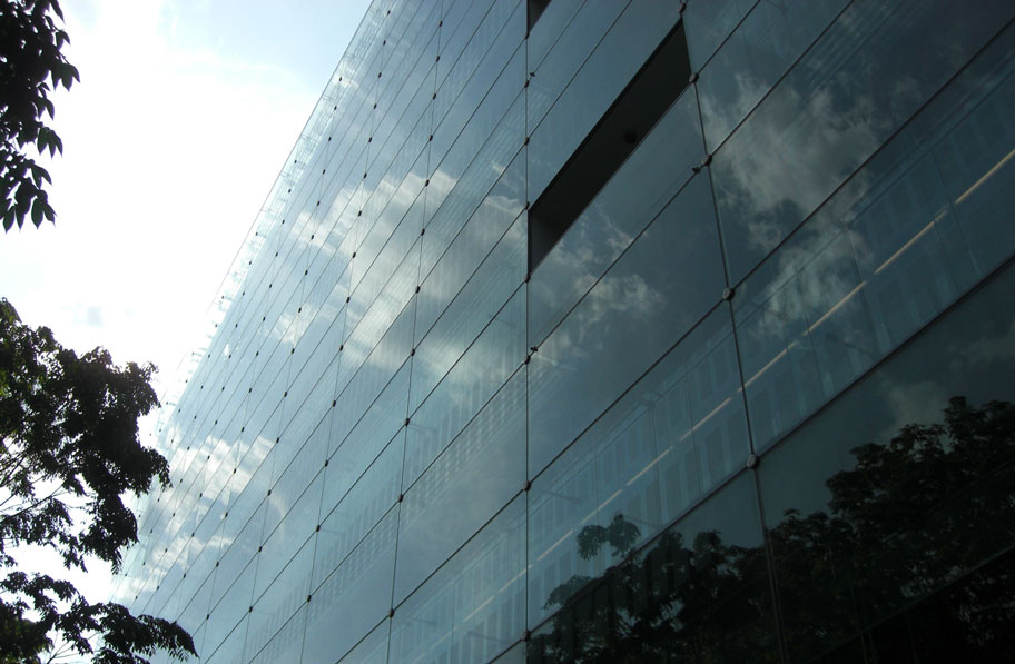 sendai mediatheque one side of the glass library in sendai