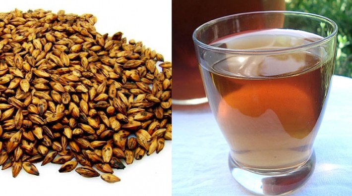 barley tea and grain