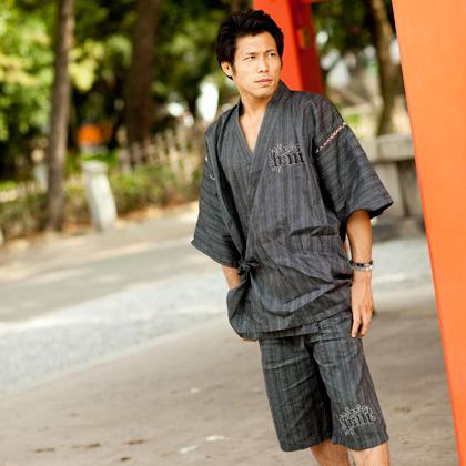 A man wearing a jinbei