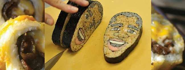 sushi shaped like barack obama best sushi ever