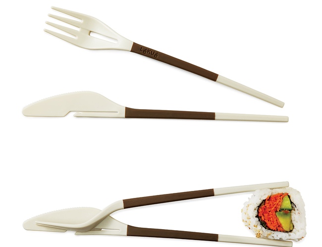 knife and fork are also chopsticks