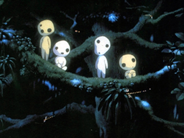 The white kodama spirits from Spirited Away