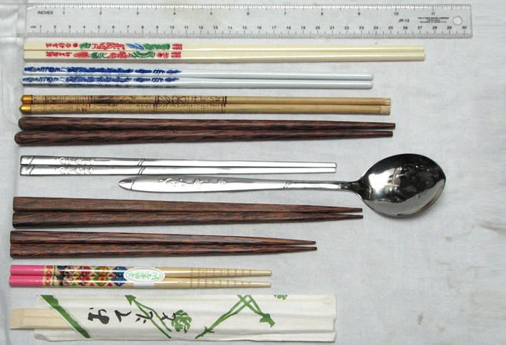 different kinds of chopsticks