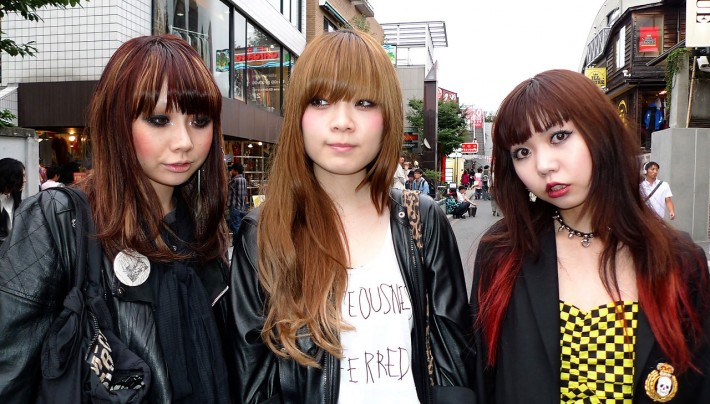 japanese girls hair color