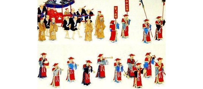 Illustration of people from the Ryukyu Islands