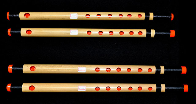 fue traditional japanese wooden bamboo flute