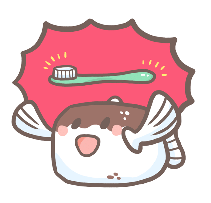 hamigaki toothbrush gif