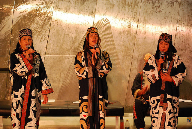 ainu women singing in japan