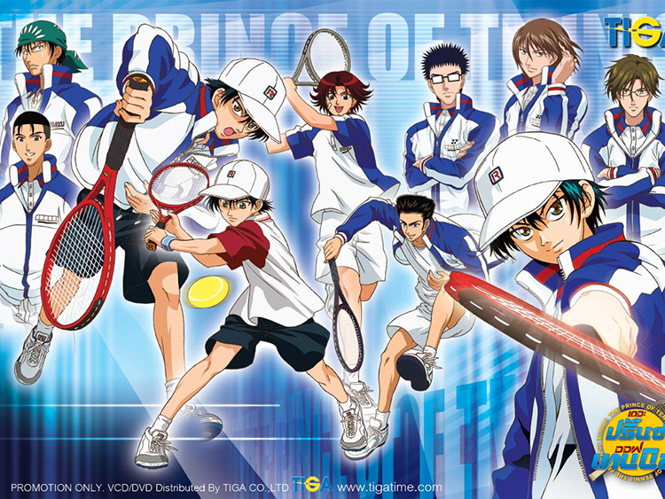 Promotional image for the Prince of Tennis anime