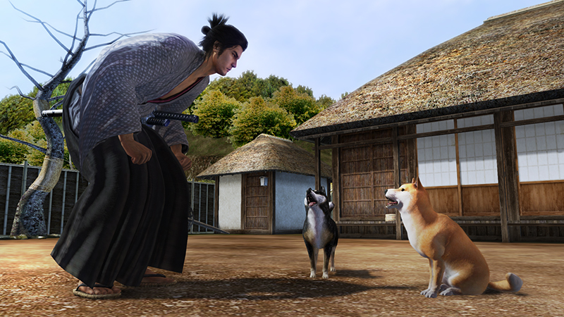 Screenshot from the game Yakuza Ishin