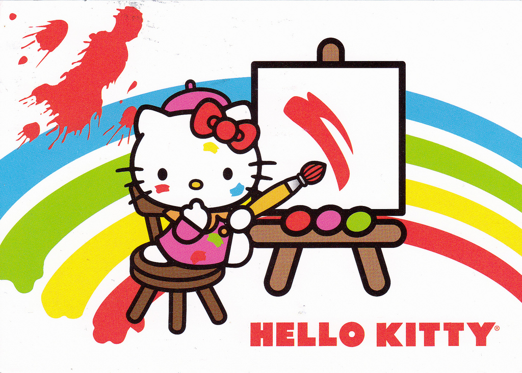 Включи hello. Hello Kitty Paint. Hello Kitty for Paint.