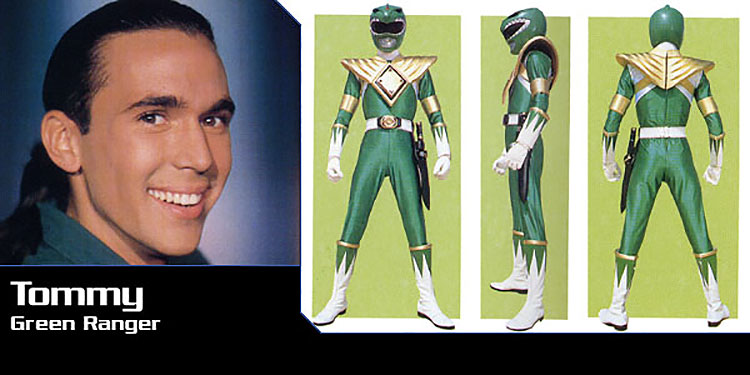 Tommy the green power ranger