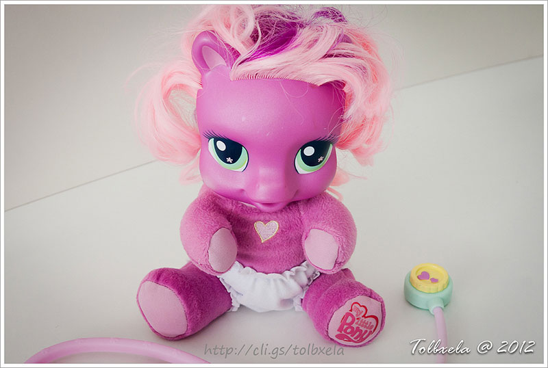 A doll of My Little Pony's Cheerilee