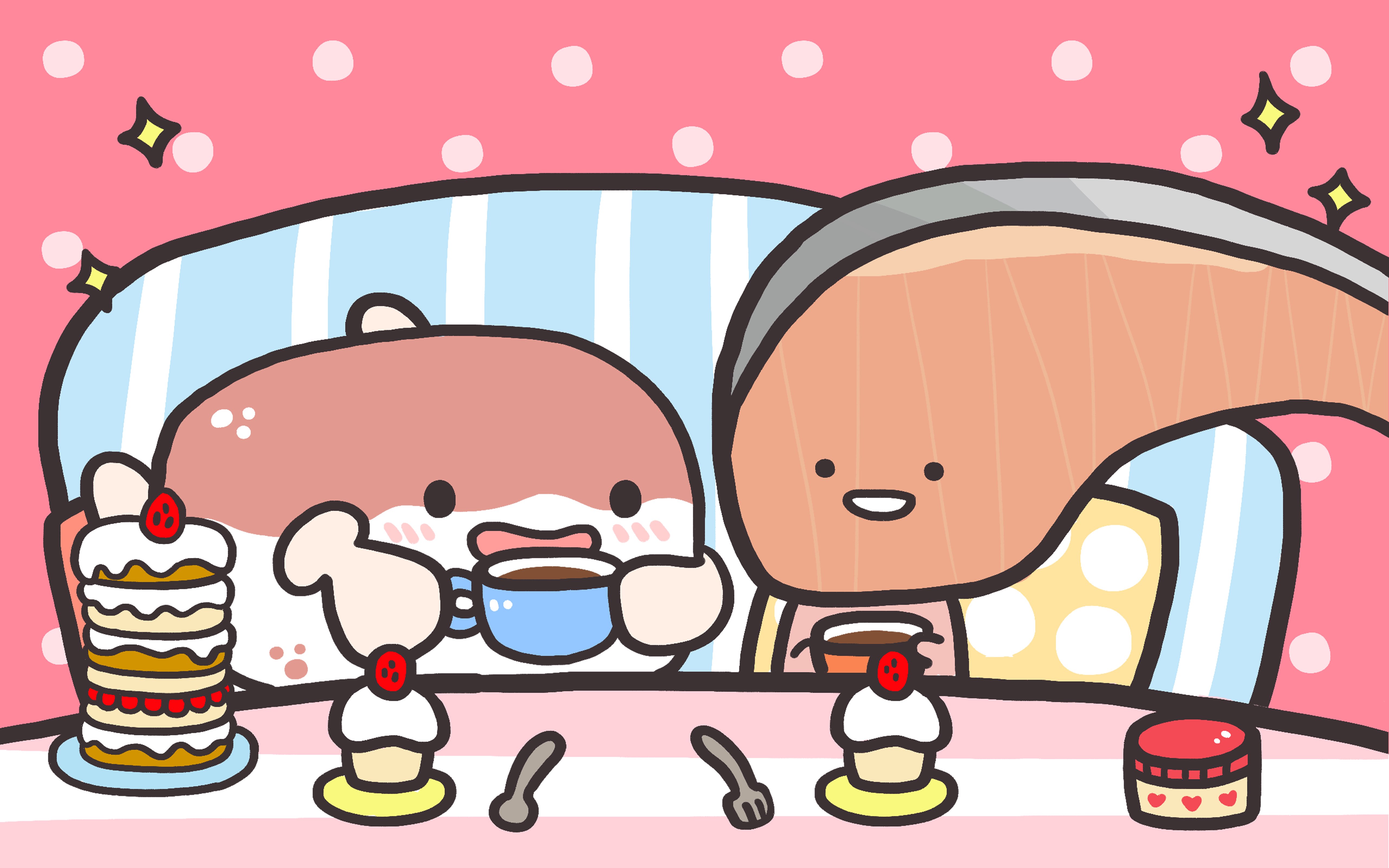 Kawaii Japanese Food Characters. 