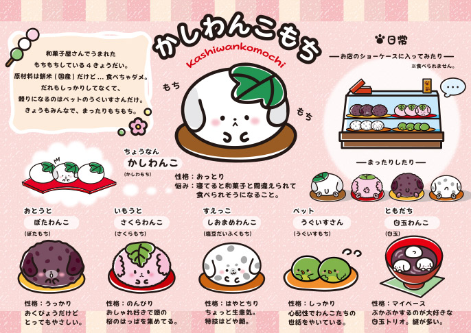 Kawaii Japanese Food Characters