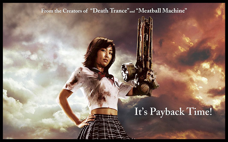 Promotional poster for Machine Girl