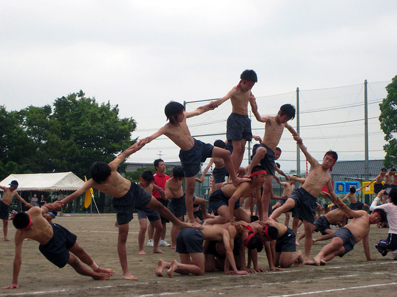 human pyramid