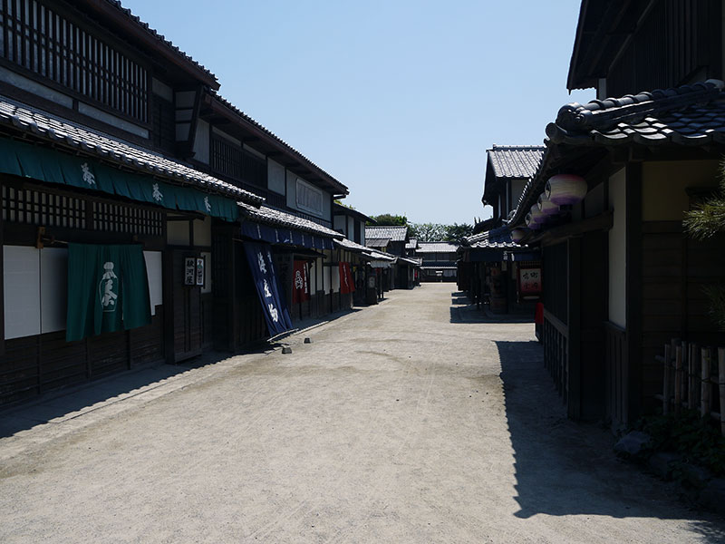 japanese street historic edo era