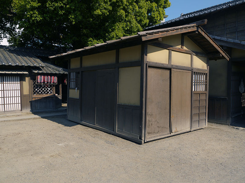 japanese shed edo era town