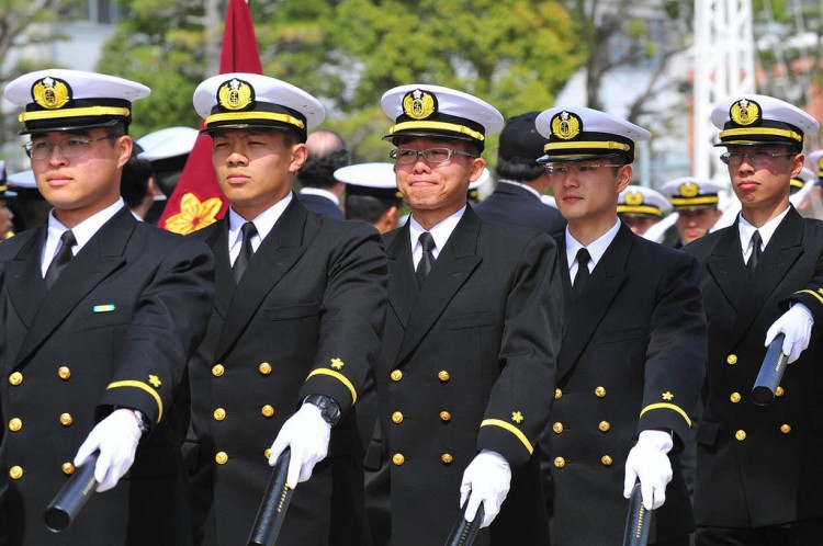 Graduates of JMSDF Officers Candidate School