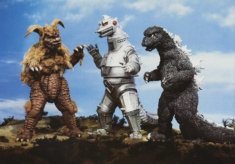 robot godzilla regular godzilla and shiso godzilla