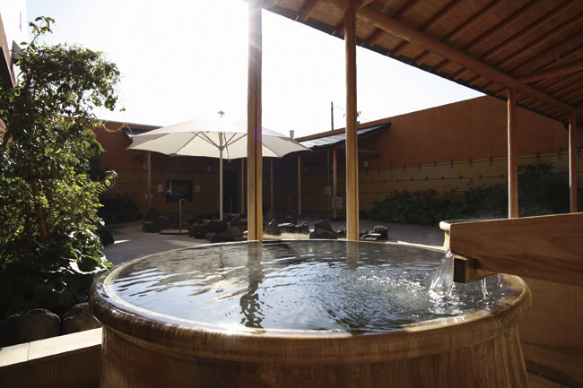bath at Japanese hot spring