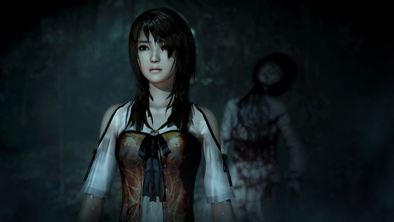 female character from horror game Fatal Frame