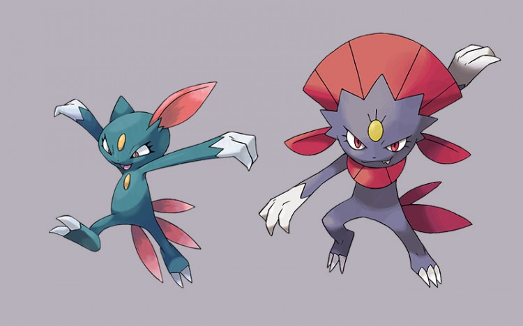 pokemon monsters sneasel and weaville