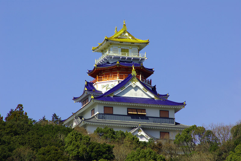 recreation of imitation of Azuchi castle