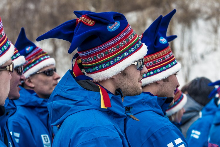 The Finnish Yukigassen team spectating