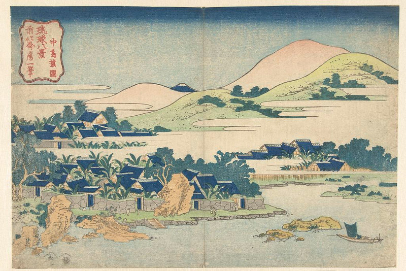 Woodblock print from Japanese artist Katsushika Hokusai