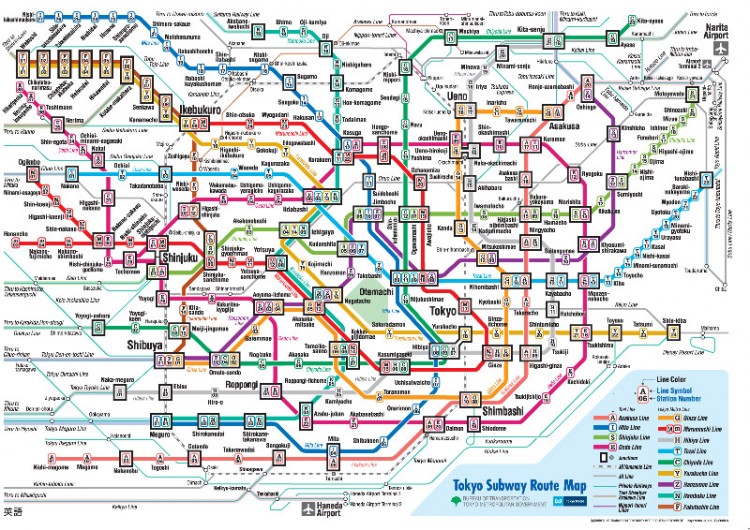 tokyo train system grid