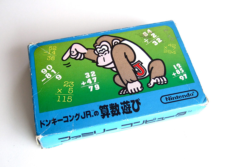 Donkey Kong jr. matematica famicom box