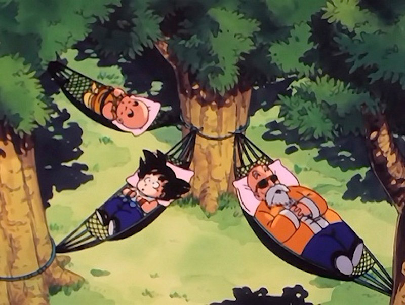 The Dragon Ball cast takes a break