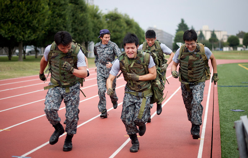 personnel conducting exercises