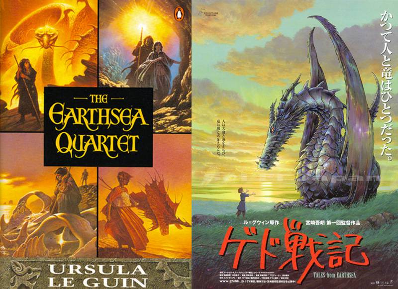 studio ghibli books earthsea covers