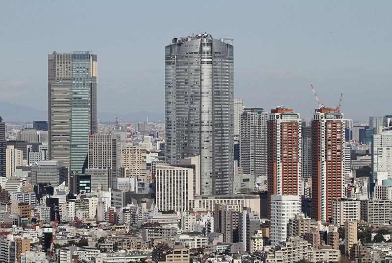 skyscrapers in Roppongi hills