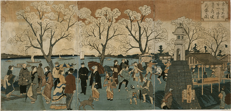 hiroshige sumida river painting